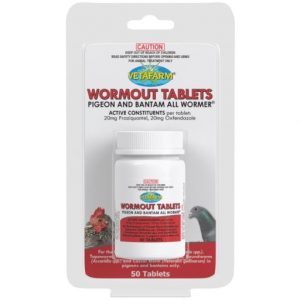 Pigeon and Bantam Wormout Tablets