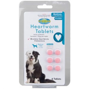 Heartworm Tablets Medium